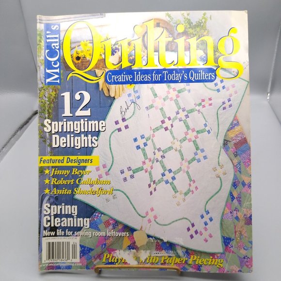 Vintage Craft Patterns, McCalls Quilting Magazine, April 2000 Spring Sensations - Picture 1 of 2
